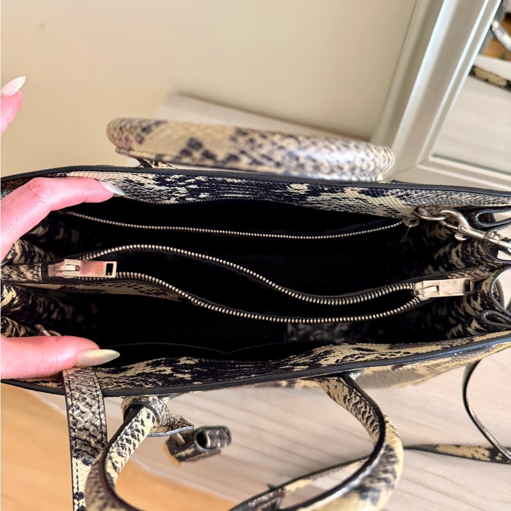 Rare Saint Laurent python embossed sac de jour in… - image 8